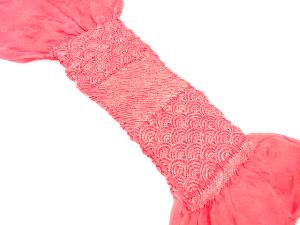 リサイクル　正絹　絞り帯揚げ